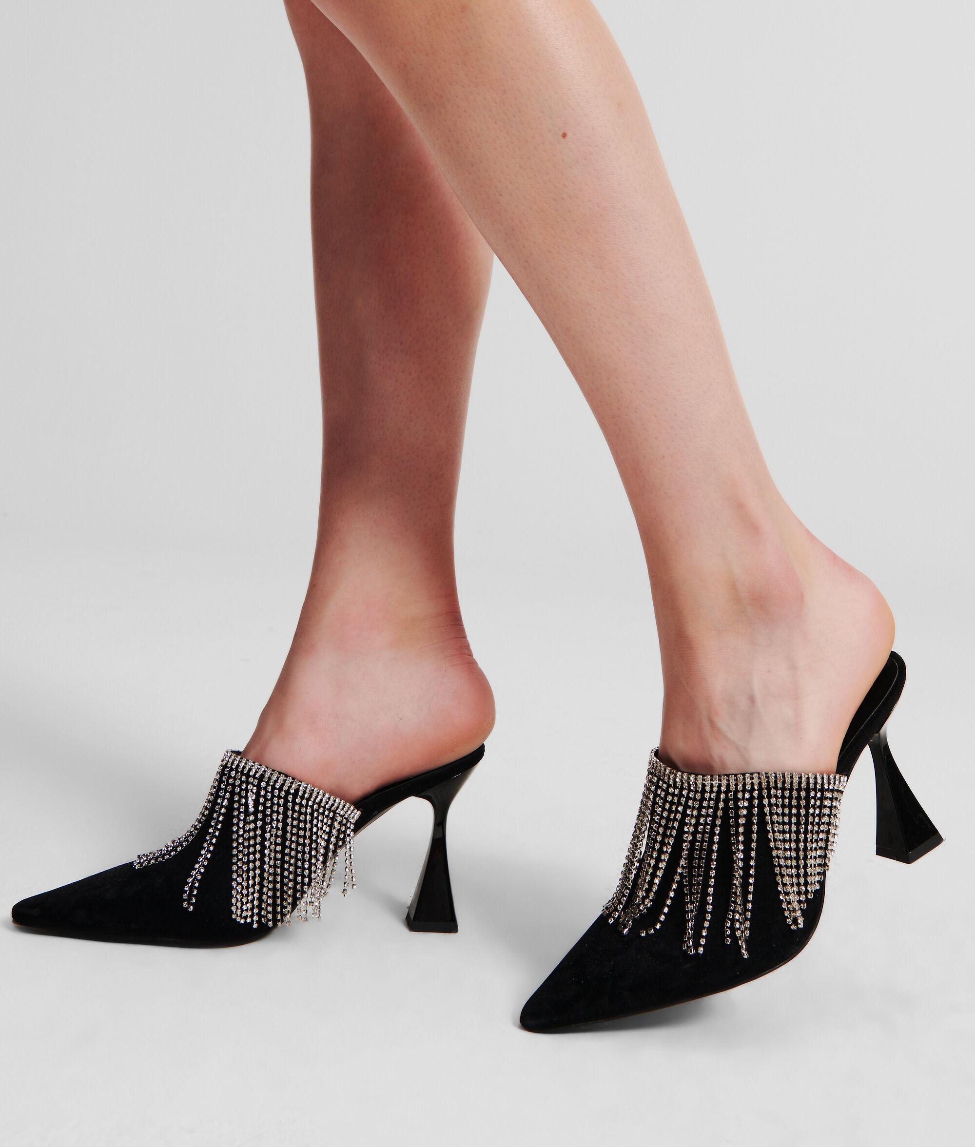 (image for) Heavy-Dut DEBUT II Fringe Mule Shoes